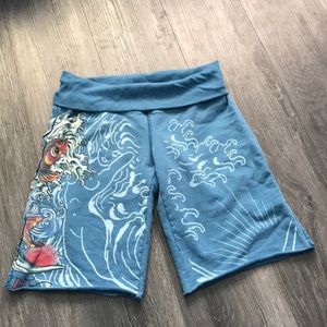 Ed Hardy Short Pants Koi Fish